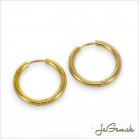 Kruhové náušnice CHIRURGICKÁ OCEĽ 21mm, 2ks (CH1703g)